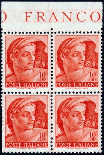 1961 lire 2 valori - valori, con