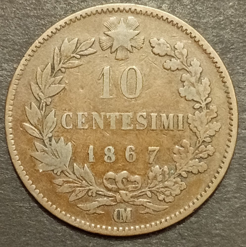 Centesimi lire valore 1867 - centesimi,