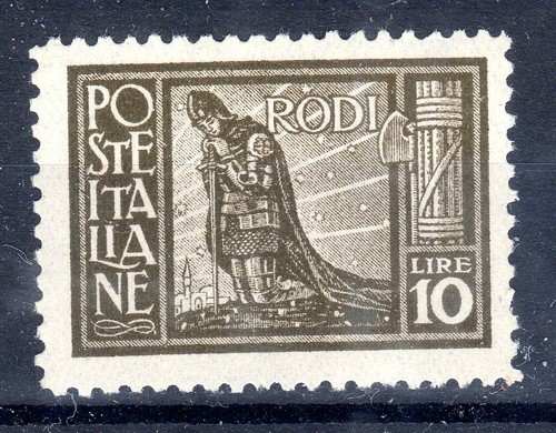 Egeo rodi 1929 pittorica alto - rodi,