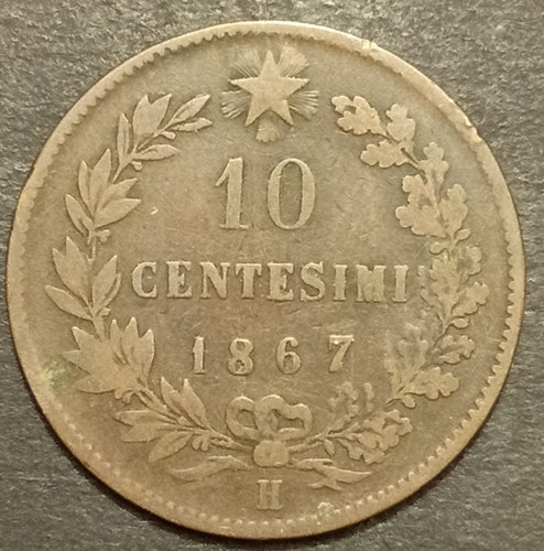 Centesimi lire valore 1867 - lire,